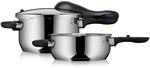 Perfect Plus One Pot Schnellkochtopf-Set, 22 cm, 4,5 und 3,0 Liter
