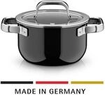 Fusiontec Mineral Pro, Kochtopf mit Deckel, 16 cm, Black