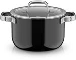 Fusiontec Mineral Pro, Kochtopf mit Deckel, 20 cm, Black