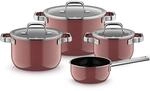 Fusiontec Mineral Pro, Topf-Set, 4-teilig, Rose Quartz