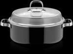 Fusiontec Mineral Pro, Schmortopf mit Deckel, 28 cm, Black