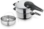 Perfect Premium One Pot Schnellkochtopf-Set mit Dampfgareinsatz, 22 cm, 4,5 und...