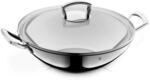 Wok mit Glasdeckel, 36 cm