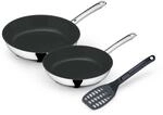 Devil Bratpfannen-Set, 3-teilig, 24 cm + 28 cm + Pfannenwender