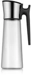 Basic Wasserkaraffe mit Griff, 1,5 l, Schwarz