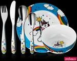 Kindergeschirr-Set Einhorn, 6-teilig