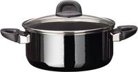 Silit Silargan&reg; Modesto Bratentopf mit Deckel, 24 cm, Black