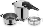 Perfect Premium One Pot Schnellkochtopf-Set mit Dampfgareinsatz, 22 cm, 6,5 und 3,0