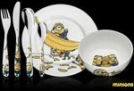Kindergeschirr-Set Minions&reg;, 6-teilig