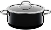 Silit Silargan&reg; Passion Bratentopf mit Deckel, 24 cm, Black