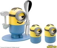 Eierbecher-Set Minions&reg; mit Salzstreuern und L&ouml;ffel, 4-teilig