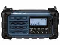 Sangean MMR-99 DAB blau NotfallKurbelSolar Radio