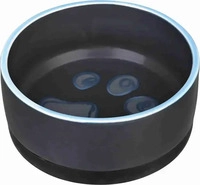 TRIXIE 24777, TRIXIE Napf Jimmy, Keramik / Gummirand, 0,4 l / &Oslash; 12 cm