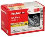 fischer Spreizd&uuml;bel SX Plus 6 x 30 S, 50 St&uuml;ck