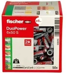 fischer Allzweckd&uuml;bel DuoPower 6 x 50 S, 50 St&uuml;ck