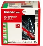 fischer Allzweckd&uuml;bel DuoPower 12 x 60 S, 10 St&uuml;ck