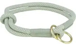 TRIXIE Soft Rope Zug-Stopp-Halsband, 35 cm / &Oslash; 6 mm, salbei/mint