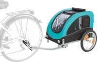 TRIXIE 12816, TRIXIE Fahrrad-Anh&auml;nger, L: 75 x 86 x 80 / 145 cm, schwarz / rot