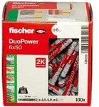 fischer Allzweckd&uuml;bel DuoPower 6 x 50, 100 St&uuml;ck