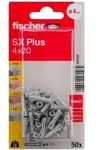 fischerwerke 567820, fischerwerke fischer Spreizd&uuml;bel SX Plus 4 x 20 K, 50 St&uuml;ck,