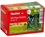 fischer Spreizd&uuml;bel SX Plus Green 6 x 30 S, 45 St&uuml;ck