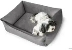 HUNTER Orthop&auml;disches Hundesofa Merida M (70 x 50 cm), anthrazit