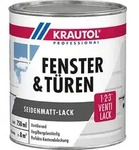 KRAUTOL Fenster- und T&uuml;renlack Venti seidenmatt wei&szlig;, 414 x 0,75 l auf Palette