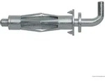 fischer Hohlraum-Metalld&uuml;bel HM 5 x 65 H mit Winkelhaken, 4 St&uuml;ck