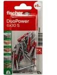 fischer Allzweckd&uuml;bel DuoPower 6 x 30 S K, 12 St&uuml;ck