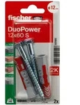 fischer Allzweckd&uuml;bel DuoPower 12 x 60 S, 2 St&uuml;ck