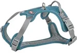 TRIXIE Premium Active Geschirr, 35 - 50 cm / 15 mm, petrol