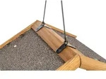 TRIXIE Vogelfutterhaus zum Aufh&auml;ngen, braun, 30 x 18 x 28 cm
