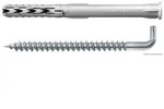 fischer Langschaftd&uuml;bel SXR 8 x 60 mm, mit Winkelhaken, 2 St&uuml;ck