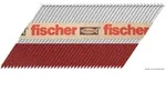 fischer Feuerverzinkter Rahmennagel mit Glattschaft FF NFP 90x3,1 mm + 2 Gaskart...