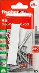 fischerwerke 535958, fischerwerke fischer Allzweckd&uuml;bel DuoPower 6 x 30 RB K,...