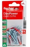fischer Allzweckd&uuml;bel DuoPower 6 x 30 S PH K, 12 St&uuml;ck