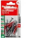 fischer Allzweckd&uuml;bel DuoPower 8 x 40 S, 8 St&uuml;ck