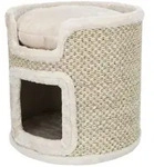 TRIXIE Cat Tower Ria, 37 cm, lichtgrau / natur