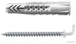 fischer Universald&uuml;bel UX 8 x 50 WH N mit Rand und Winkelhaken...