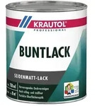 KRAUTOL Acryl Buntlack seidenmatt Silbergrau RAL 7001, 0,75 l
