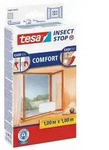 tesa INSECT STOP COMFORT Fliegengitter mit Klettband f&uuml;r Fenster, wei&szlig;, 1 x 1 m