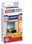 tesa INSECT STOP COMFORT Fliegengitter mit Klettband f&uuml;r Fenster, anthrazit, 1,3...