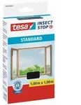 tesa INSECT STOP STANDARD, Fliegengitter mit Klettband f&uuml;r Fenster, anthrazit, 1...