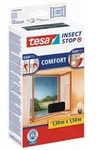 tesa INSECT STOP COMFORT Fliegengitter mit Klettband f&uuml;r Fenster, anthrazit, 1,3...