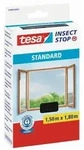 tesa INSECT STOP STANDARD, Fliegengitter mit Klettband f&uuml;r Fenster, anthrazit, 1...