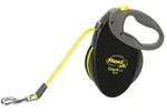 flexi NEON GIANT, Gurt, M: 8 m, schwarz / neongelb
