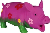 TRIXIE 35185, TRIXIE Schwein, Tierstimme, Latex / Polyestervlies, 20 cm