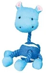 TRIXIE Figur mit Tau und Tennisball, Pl&uuml;sch, 16 cm, sortiert