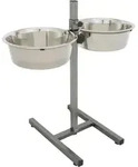 TRIXIE Hundebar, Edelstahl / Metall, 2 x 4,5 l / &Oslash; 29 cm
