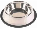 TRIXIE Napf, Edelstahl / Gummiring, 0,7 l / &Oslash; 21 cm